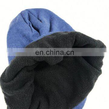 Custom Organic Bamboo Knitted Hat Beanie With Logo Flat Embroidery photo-3