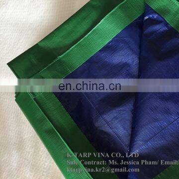 180 GSM # GREEN/DARK BLUE TARPAULIN # HEAVY DUTY TARP # DURABLE POLYTARP