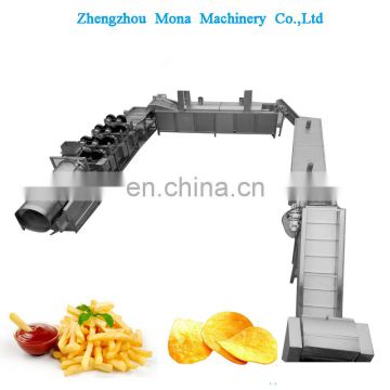 Full- automatic Fried Potato Chips Production Line / French Fries Making Machine / Frozen Fries Processing plant