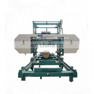 horizontal band saw mill wood log cutting machine