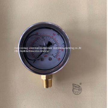 Factory Supply 63mm Hydaulic Oil Bottom Pressure Gauge 1.6Mpa photo-4