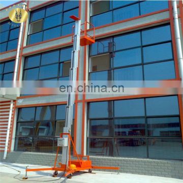 7LSJLI Shandong SevenLift 10 meter telescopic cylinder personal portable aluminum alloy manual lift platform