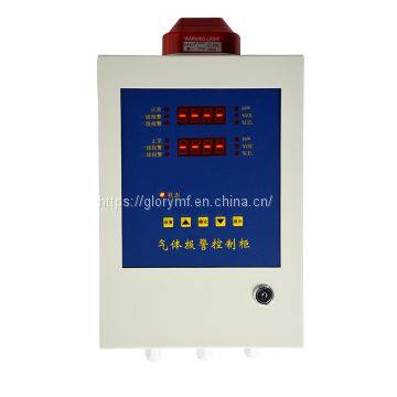 Custom LCD auto gas alarm controller fixed gas monitor/multi- gas detector alarm