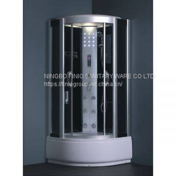 complete shower cabin/sliding door/sector shape H1152