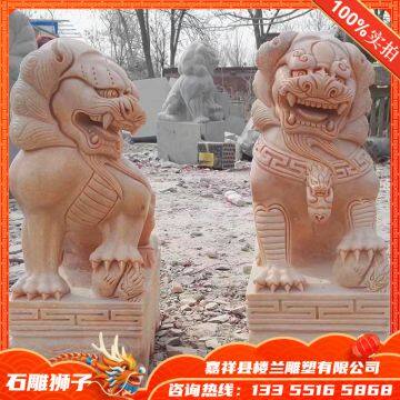 Marble Lion, Stone Carving Qilin Factory Custom, Chinese Carving photo-2