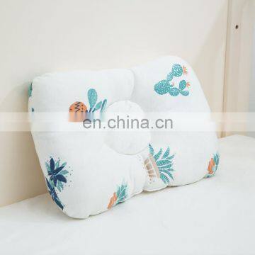 Baby Pillow 100% Cotton Fabric Baby Pillow Flat Head 21*32cm photo-4