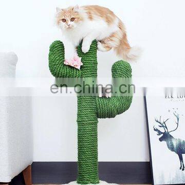 Wholesale New Sisal Mini Cute Small Flower Cactus Cat Tree photo-6