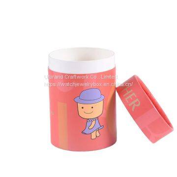 Cylinder Packaging Tea Cans Food Cans Packaging Boxes Dried Fruit Flower Tea Gift Bags Paper Cans Logo Printing photo-2