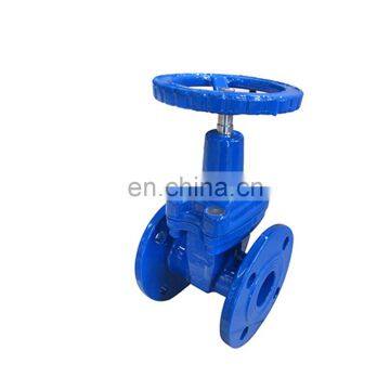 Ductile Iron Non rising stem Wedge Soft Sealing Gate Valve With Hand Wheel