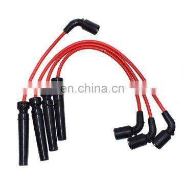 4Pcs Ignition Spark Plug Wire Cable Kit for Chevrolet Aveo Aveo5 Pontiac Wave Suzuki Swift Daewoo Lanos 56010 96497773