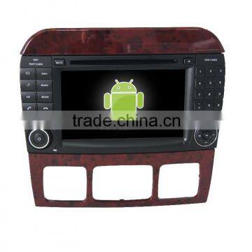 Kaier Factory directly !android 4.4 car dvd player for Benz S +OEM+DVR+Dual core +TPMS+Mirror link +OBD!