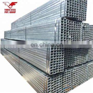 SCH40 hot dipped galvanized square steel pipes or tubes