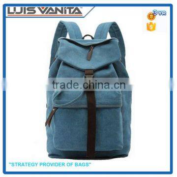 Top Quality Large Size Blue Adults School Bags