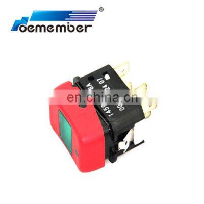 OE Member 0025452407 A0025452407 Truck Hazard Light Switch Heavy Duty 4Pin Warning Switch Panel Switch for Mercedes-Benz