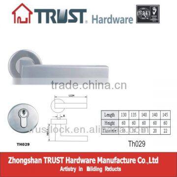 TH029:trust 304 stainless steel tube door handle