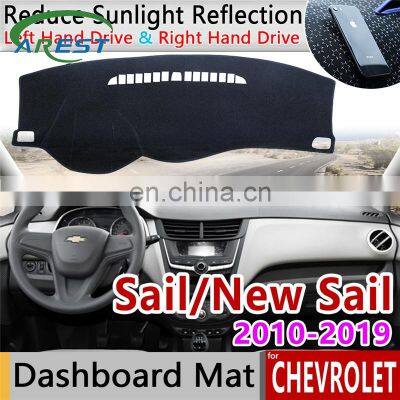 for Chevrolet Sail Classic 2010~2019 Anti-Slip Mat Dashboard Cover Pad Sunshade Dashmat Carpet Car Accessories New Nueva Sail 3