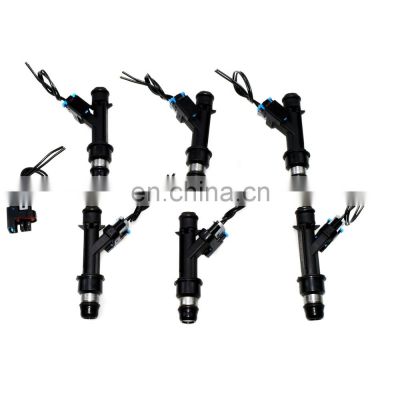 Free Shipping!6 Flow Fuel Injector 7 Connect Wires For Buick Chevy Pontaic 25323971 1P1575