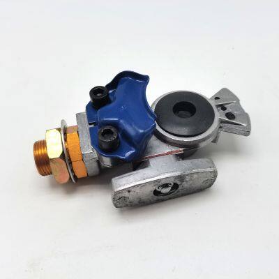 Gladhands With Valve Switch Die Cast Aluminum Valve Glad Hands Universal Air Hose Brake Coupling Connector Handshake Kit for Truck Semi Trailer Tractor RV photo-5