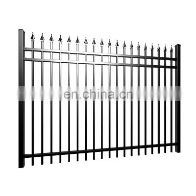 Garden backyard security steel fence,railing & wrought iron picket fence