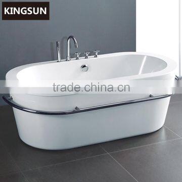 Factory Price Three Colors Freestanding Acrylic Soaking Bath Tub