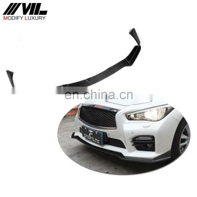 Modify Luxury Carbon Q50 Sport Front Bumper Lip for Infiniti Sport Bumper Only 2014 UP