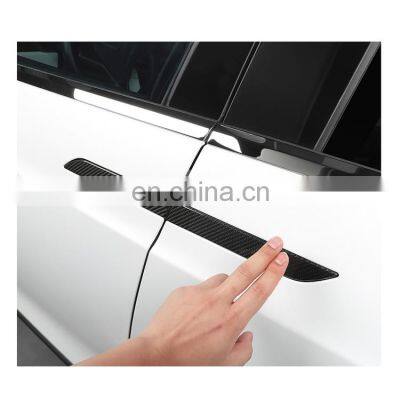 Car accessories High Quality Dry Carbon Fiber Car Door Panels door side moulding for Tesla X