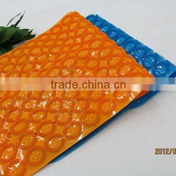 Hottest! Rectangle Brush Shape Massage Bath Mat YJ-8224A