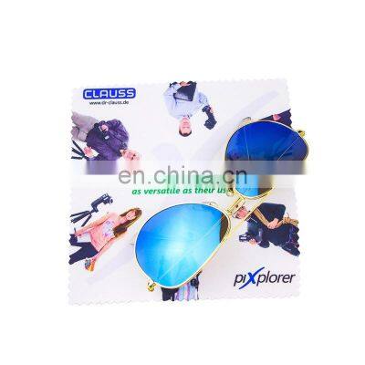 Sublimation Custom Print Microfiber Glasses Cleaning Cloth for Sale photo-2