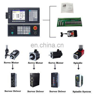 SZGH High Quality Mini cnc Lathe Controller 2 axis CNC Machine Tool Lathe and Turning Center PLC+ATC control panel
