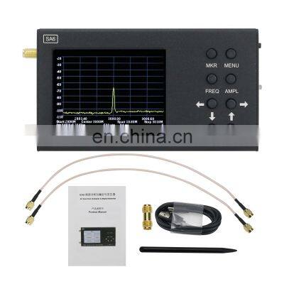 SA6 6GHz Spectrum Analyzer Signal Generator RF Signal Source for Wi-Fi 2G 4G LTE CDMA GSM Beidou GPR