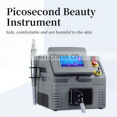 Pico Laser Tattoo Pigments Removal Machine Q Switch 755 1064 Picosecond Laser Wash Eyebrows Freckle Carbon Peeling Beauty Device