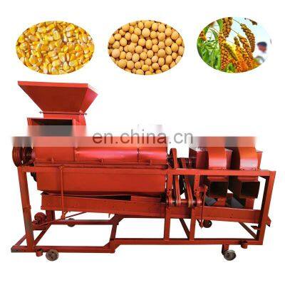 With Wheel Tractor Mounted Sorghum Thresher Machine