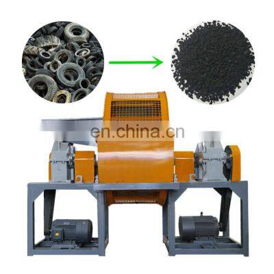 2022 Hot Metal Shredder Mn Alloy Blades Double Shaft Crusher Waste Electronics Scrap Machine for Plastic Recycle