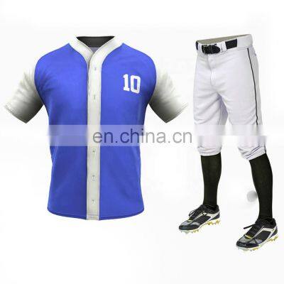 Custom Made Color Baseball Uniform for Adults