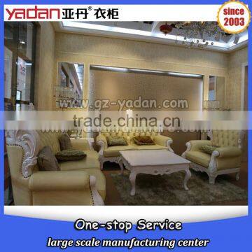 Latest Design New Model Living Room Leather Sofa photo-5