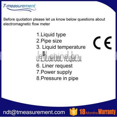 Taijia For Milk /Magnetic Flow Meter/ Electromagnetic Flowmeter /China Price Electromagnetic Flow Meter photo-5