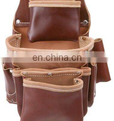 High Quality Heavy Duty Leather Tool Bag Pouch With Belt for Carpenter/ Electrician/ Handyman's Work Tool Bag Pouch photo-4