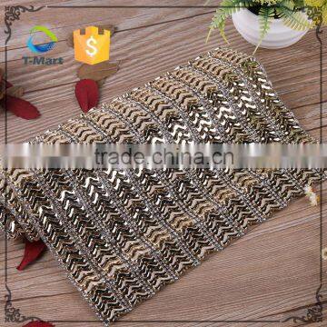 Gold Rhinestone Blanket For Shoes Clothing Rhinestone Stickers photo-3