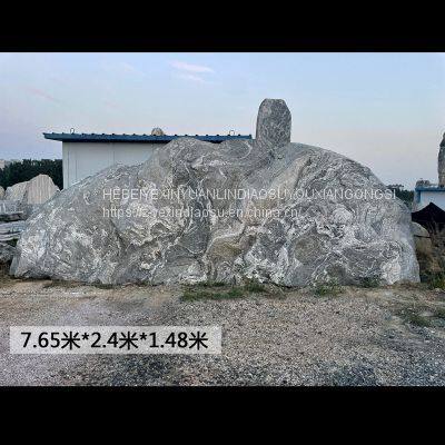 Snow Wave Stone Factory Snow Wave Stone Landscape Stone Carving Ornament Park Square Landscape Stone photo-3