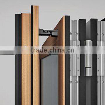 Thermal Break Aluminum Folding Bathtub Shower Glass Door photo-2