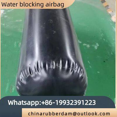 Sealing of drainage and sewage pipelines with water blocking airbags, high-pressure pipeline sealing, water blocking rubber airbags, leak sealing rubber airbags