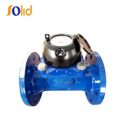 ISO 4064 Class B Agriculture Irrigation Cast iron Woltmann Removable Dry Type Bulk Water Meter