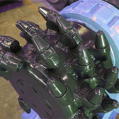 Factory Price Hot Sale Excavator Compactor Attachment 20-25 Ton Hydraulic Rotary Rock Cutting Head photo-6