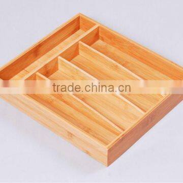 Bamboo Solid Cutlery Tray