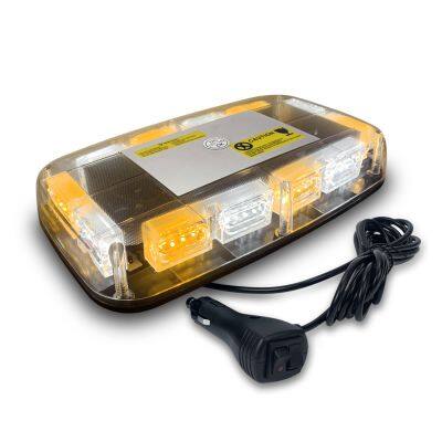 Led Emergency Beacon Rotating Magnetic Car Roof Warning Engineering Yellow Strobe Lights