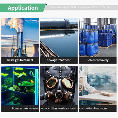 Kelin Bulk Extruded Activated Carbon Granules Columnar Coconut For Waste Incinerate Flue Gas Removal photo-5