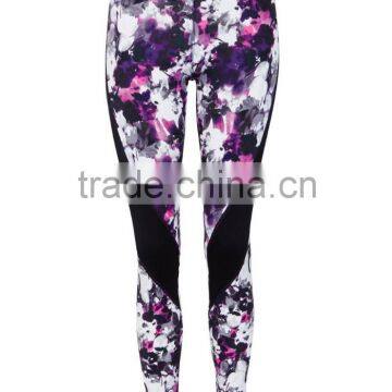 New model Women Yoga Wear fitness leggings active wear with Floral printed