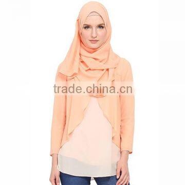 2016 New fashion OEM araba tops Ladies Islamic clothing casaul Muslim blouse