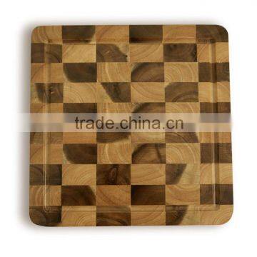 High quality best selling eco friendly Square Natural Rubberwood Cutting Board from Viet Nam