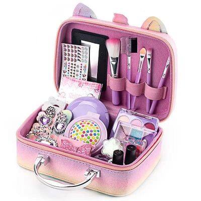 Popular Kids Cosmetics Makeup Set Include Kids Nail Polish Children Eyeshadow Pretend Cosmetic Toys for Kids Girls Beauty Set photo-2
